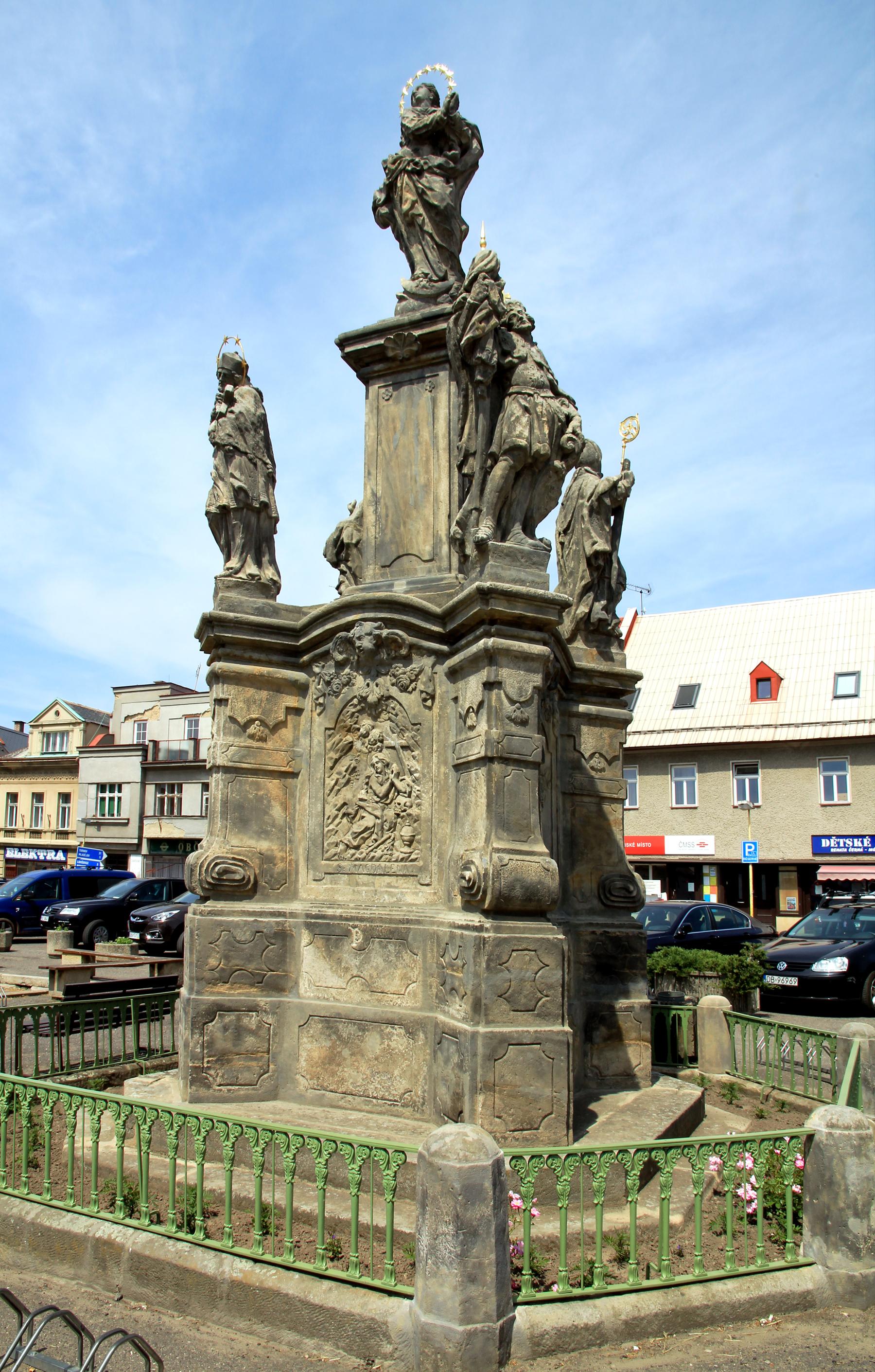 Maria sculptural group in Sobotka